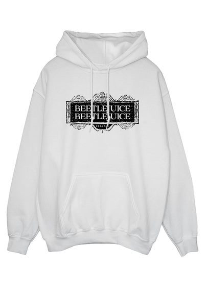 Beetlejuice Logo White Hoodie