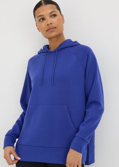 Souluxe Blue Longline Hoodie