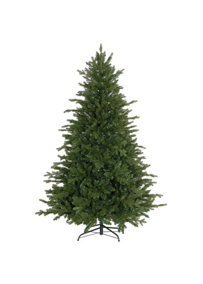 HOMCOM Green Artificial Christmas Tree with Hinged Branches