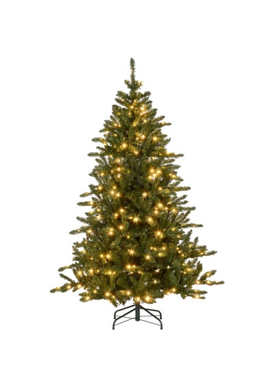 HOMCOM Green Artificial Christmas Tree with Light