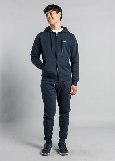 Tokyo Laundry Navy Zip-Through Hoody and Jogger Co-ord Set