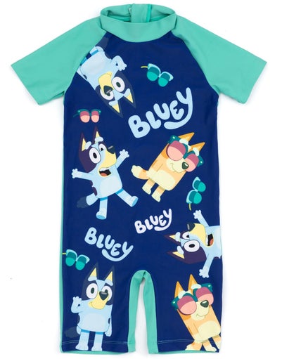 Bluey Boys Blue 1 Piece Surf Suit (18 Months-7 Years)