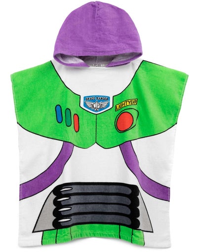 Disney Boys Multicoloured Buzz Lightyear Poncho Towel (One Size)