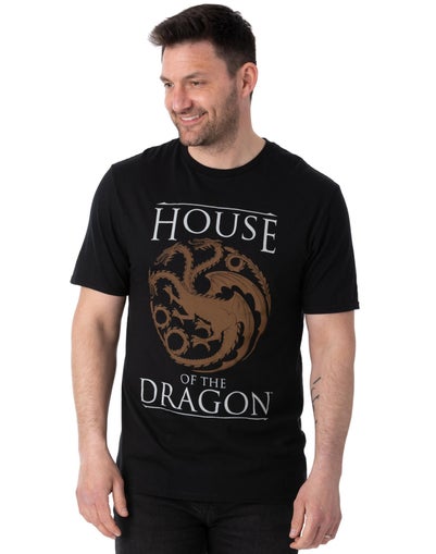 Game of Thrones Mens Black Logo T-Shirt