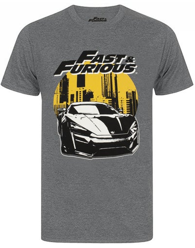 Fast And Furious Grey Logo T-Shirt