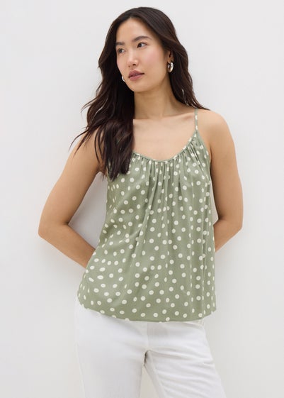 Sage Green Spot Cami Top