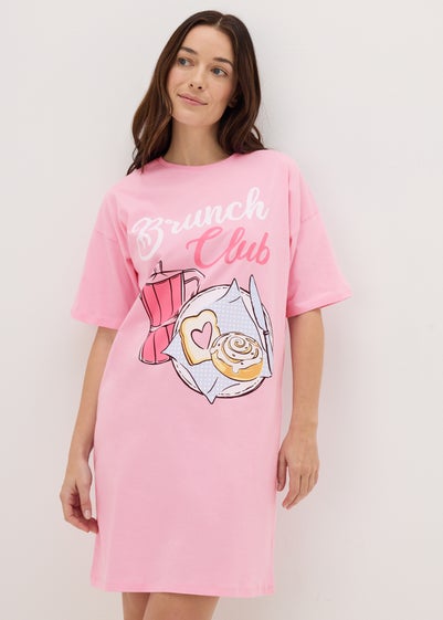 Pink Brunch Club Nightie