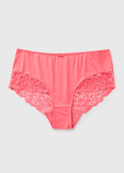 Coral Lace Detail Midi Knickers