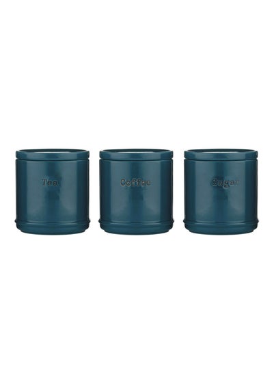 Price & Kensington Accents Tea, Coffee Sugar Set Teal