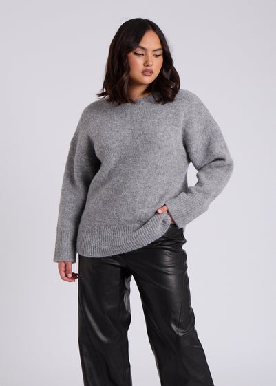 Urban Bliss Grey Wool Blend Jumper