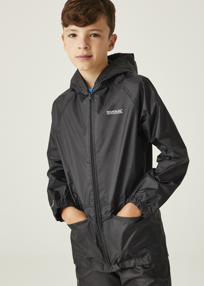 Regatta Black Kids' Stormbreak Waterproof Jacket