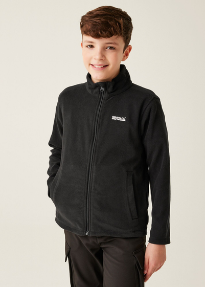 Regatta Black Kids' King II Full Zip Fleece