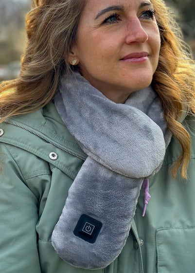 Wellbeing Grey Heated Travel Scarf