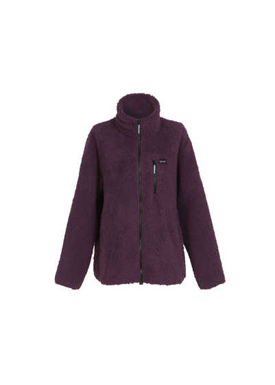 Regatta Deep Plum Ria Fluffy Full Zip Fleece