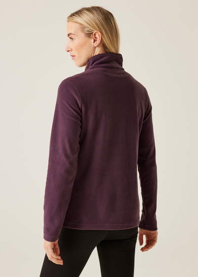 Regatta Deep Plum Sweethart Lightweight Half-Zip Fleece