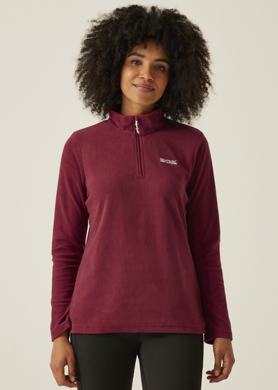 Regatta Rumba Red Sweethart Lightweight Half-Zip Fleece