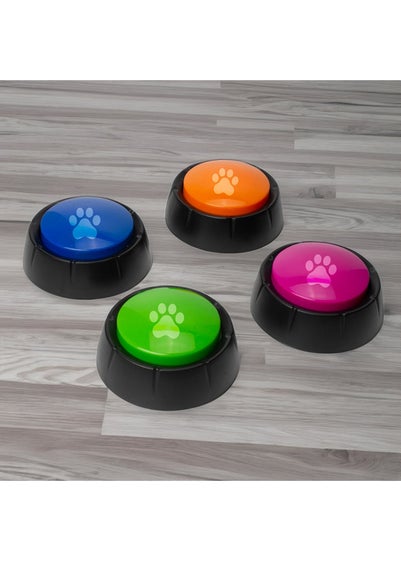 winning Multi Recordable Dog Buttons Set 4