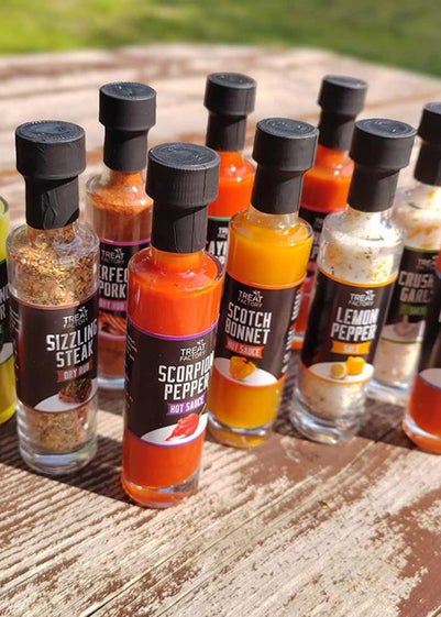 Treat Factory Multi Hot Sauce and Rubs 12 pack