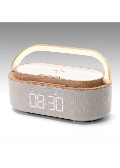 RED5 Grey Light Up Wireless Alarm Clock