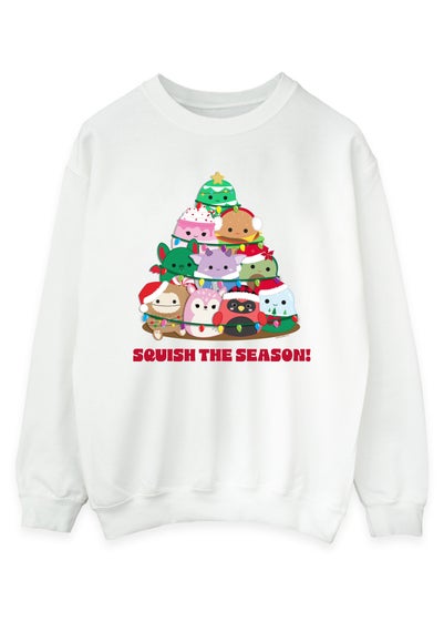 Squishmallows White Christmas Tree Sweatshirt