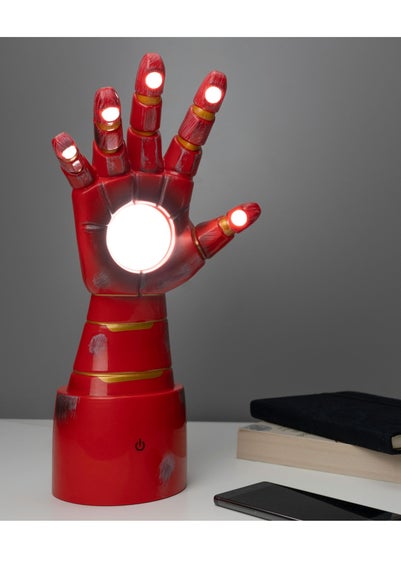 Marvel Avengers Red Iron Man Desk Lamp USB Powered