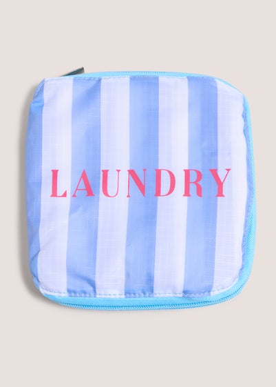 Blue Stripe Laundry Bag