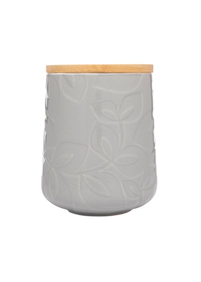 Catherine Lansfield Inga Storage Jar Grey