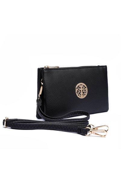 Raffaella Black Clutch Purse