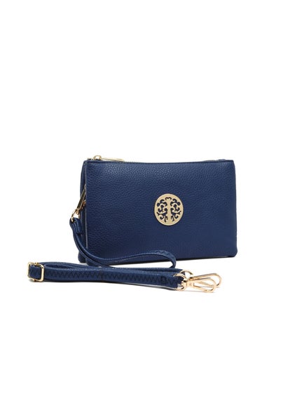 Raffaella Blue Clutch Purse