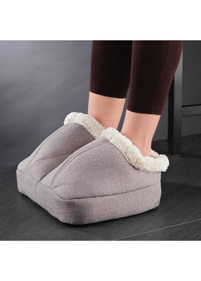 Wellbeing Grey Heated Foot Massager