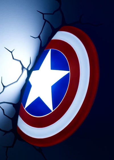 3D Light FX Multi Marvel Avengers Captain America Shield Light