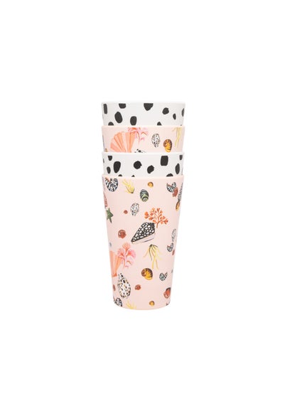 Eleanor Bowmer Shell Dalmation Set Of 4 Tumblers