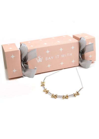 Say It With Gold and Silver Kiss Collection Christmas Cracker