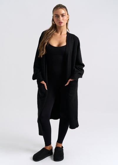 Urban Bliss Black Longline Cardigan