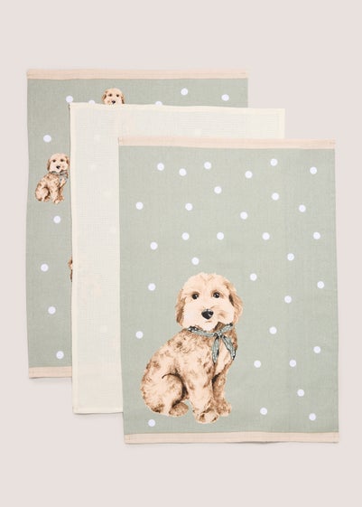 3 Pack Cockapoo Tea Towels