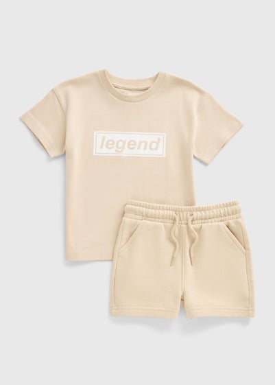 Boys Yellow Top & Shorts Set (1-7yrs)