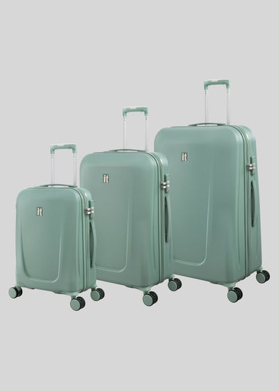 IT Luggage Green Hard Suitcase