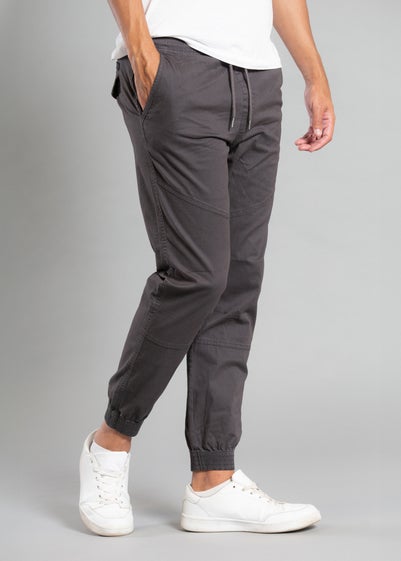 Tokyo Laundry Grey Cotton Cuffed Trouser