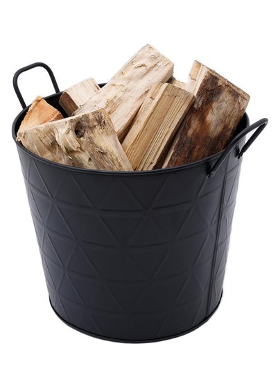 Charles Bentley Yew Small Fireside Log Bucket