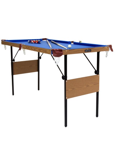 Charles Bentley 6in Pool Table Blue (4ft)