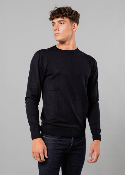 French Connection Navy Crew Neck Knitted Jumper