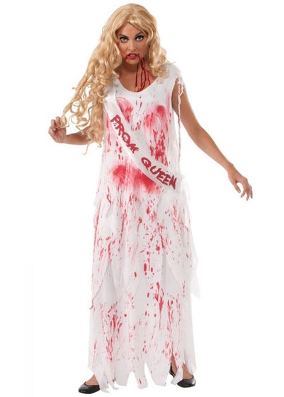 Rubies White Bloody Prom Queen Costume