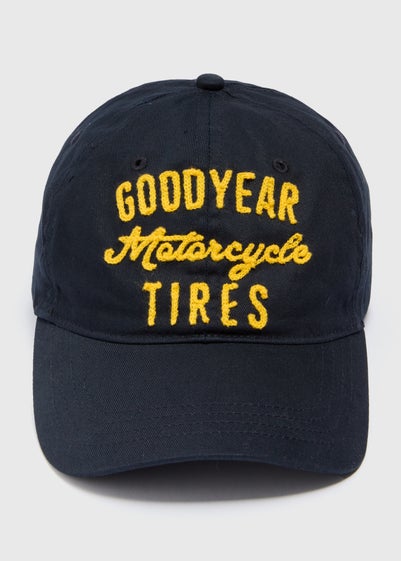 Navy Good Year Motorcycle Cap