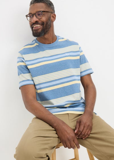Lincoln Blue Stripe T-Shirt