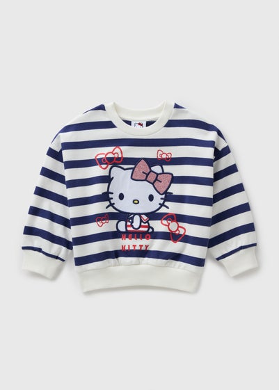 Hello Kitty Navy Stripe Sweatshirt (3-13yrs)