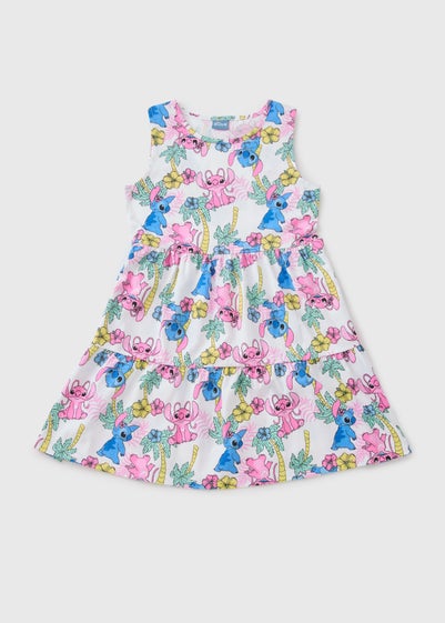 Girls Stitch Multicolour Tiered Dress (4-13yrs)