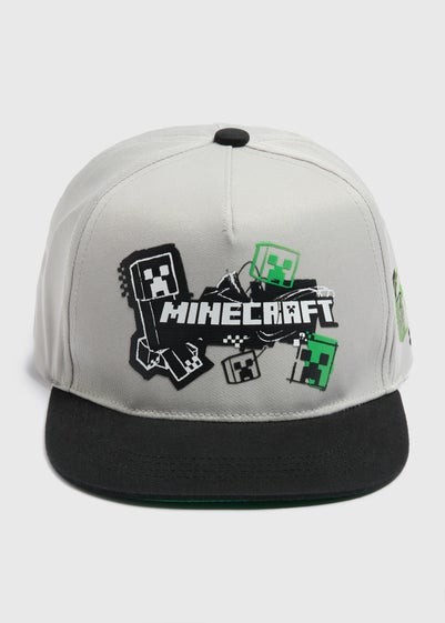 Boys Minecraft Grey Cap