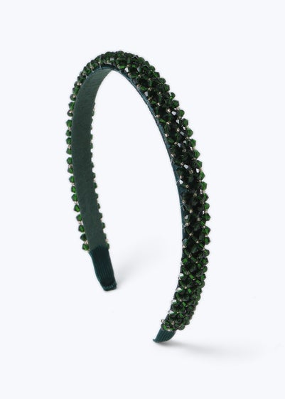 Muse Emerald Facet Skinny Headband