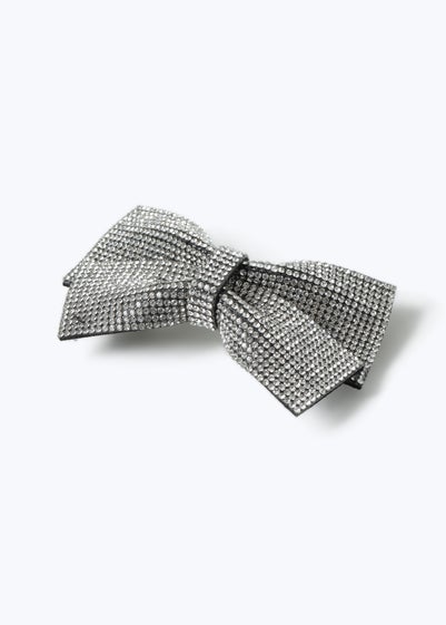 Muse Silver Sparkle Statement Hair Bow