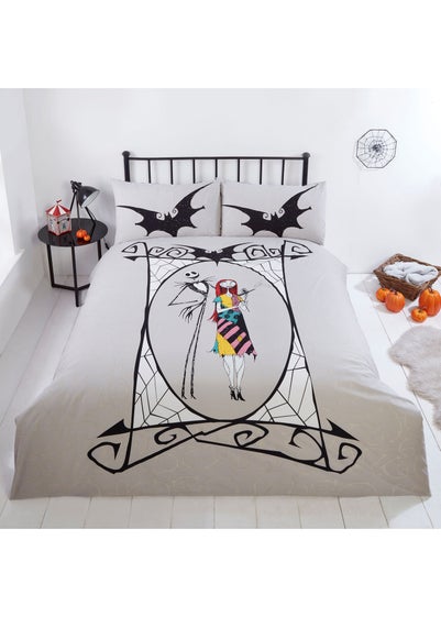 The Nightmare Before Christmas Grey Duvet Set